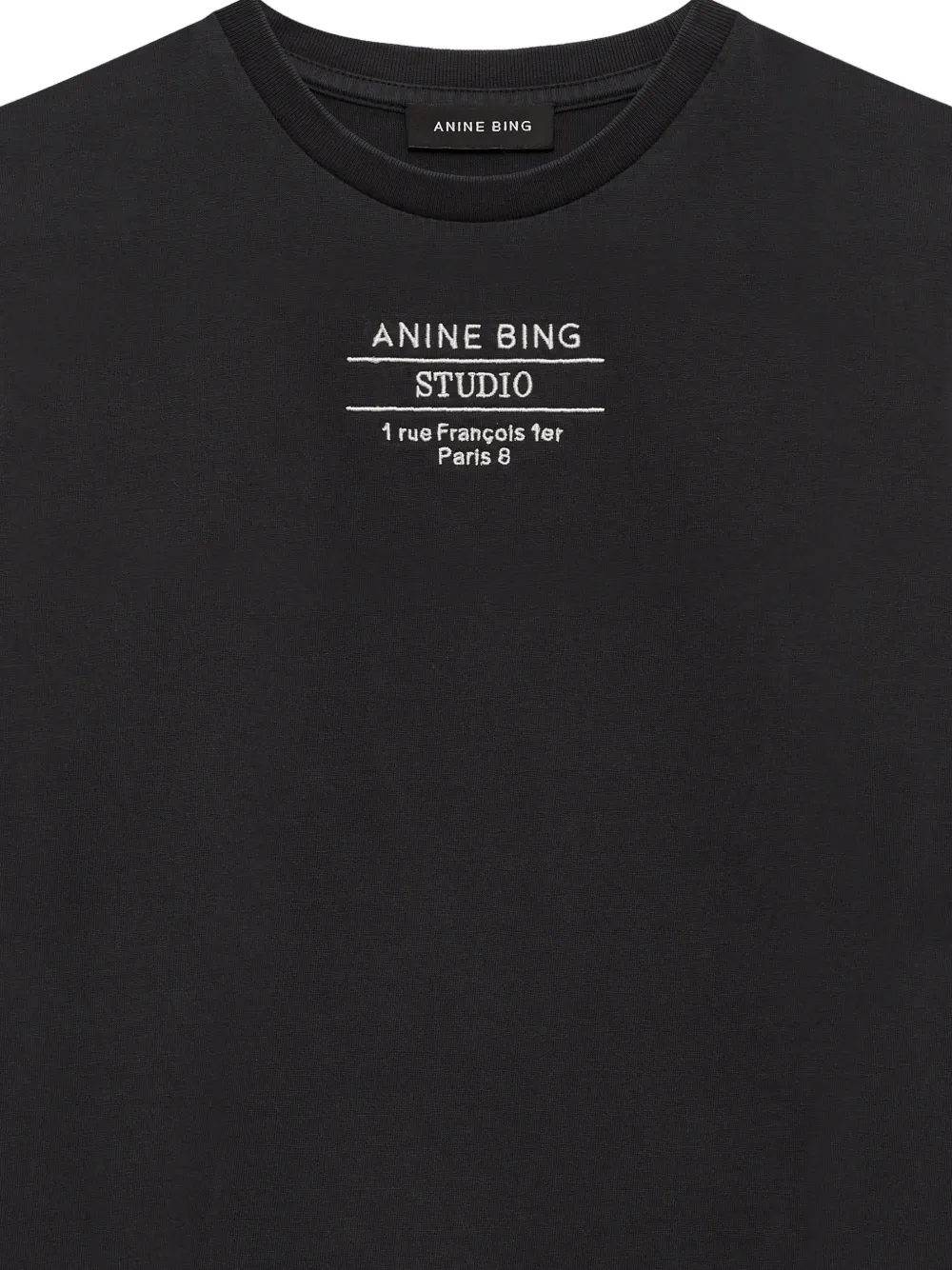 ANINE BING Shelley T-shirt Zwart