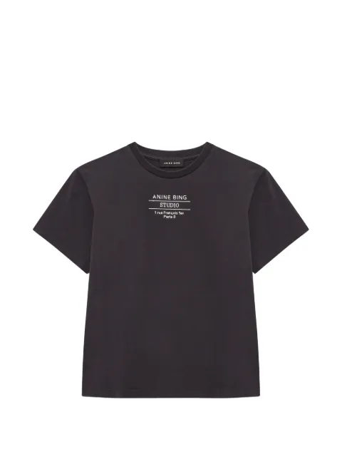 ANINE BING Schwarzes Shelley T-Shirt