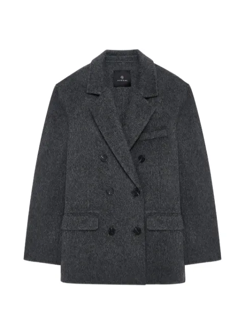 ANINE BING manteau Sali - gris foncé