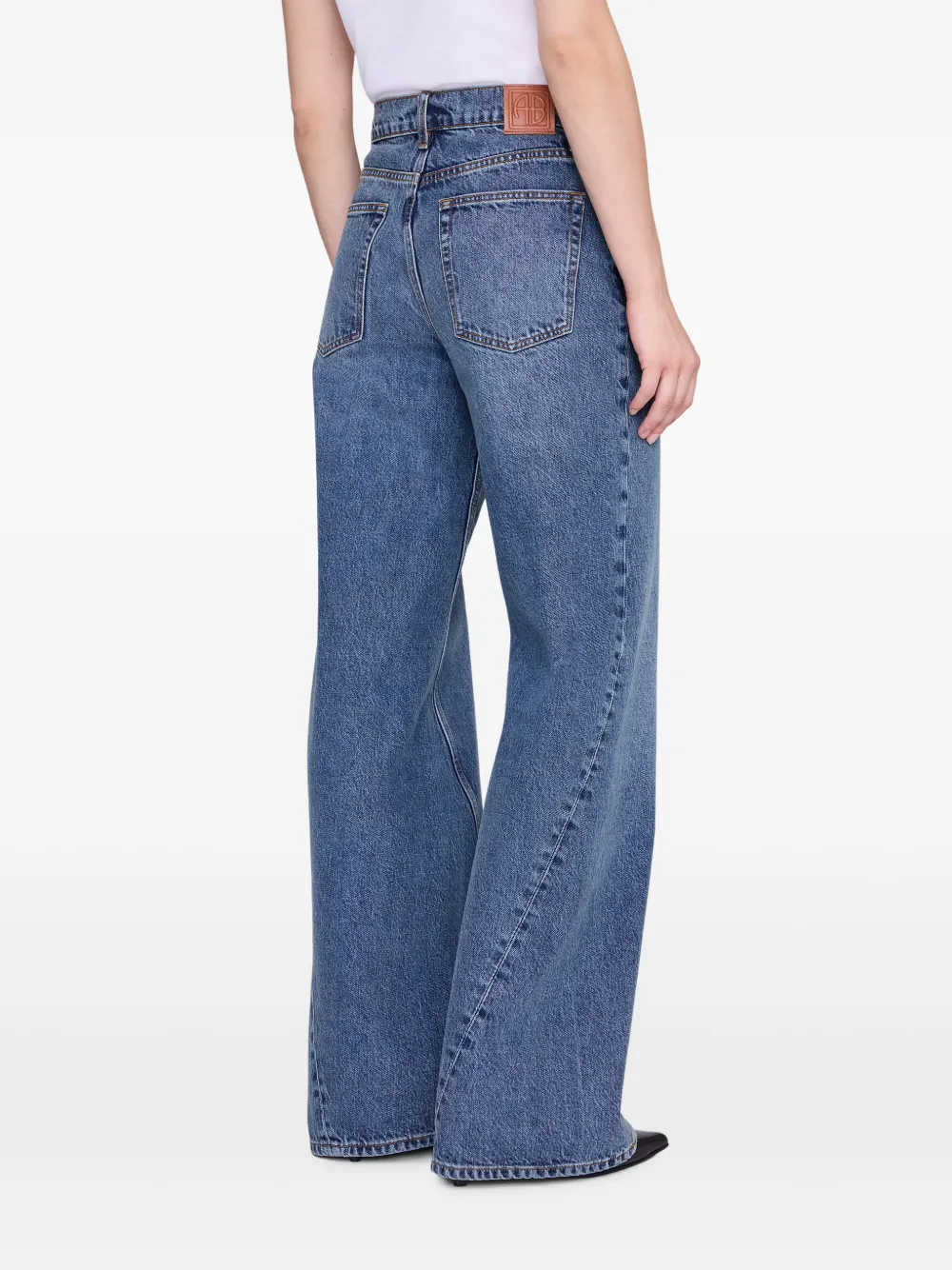 ANINE BING Brie 33" jeans Blauw