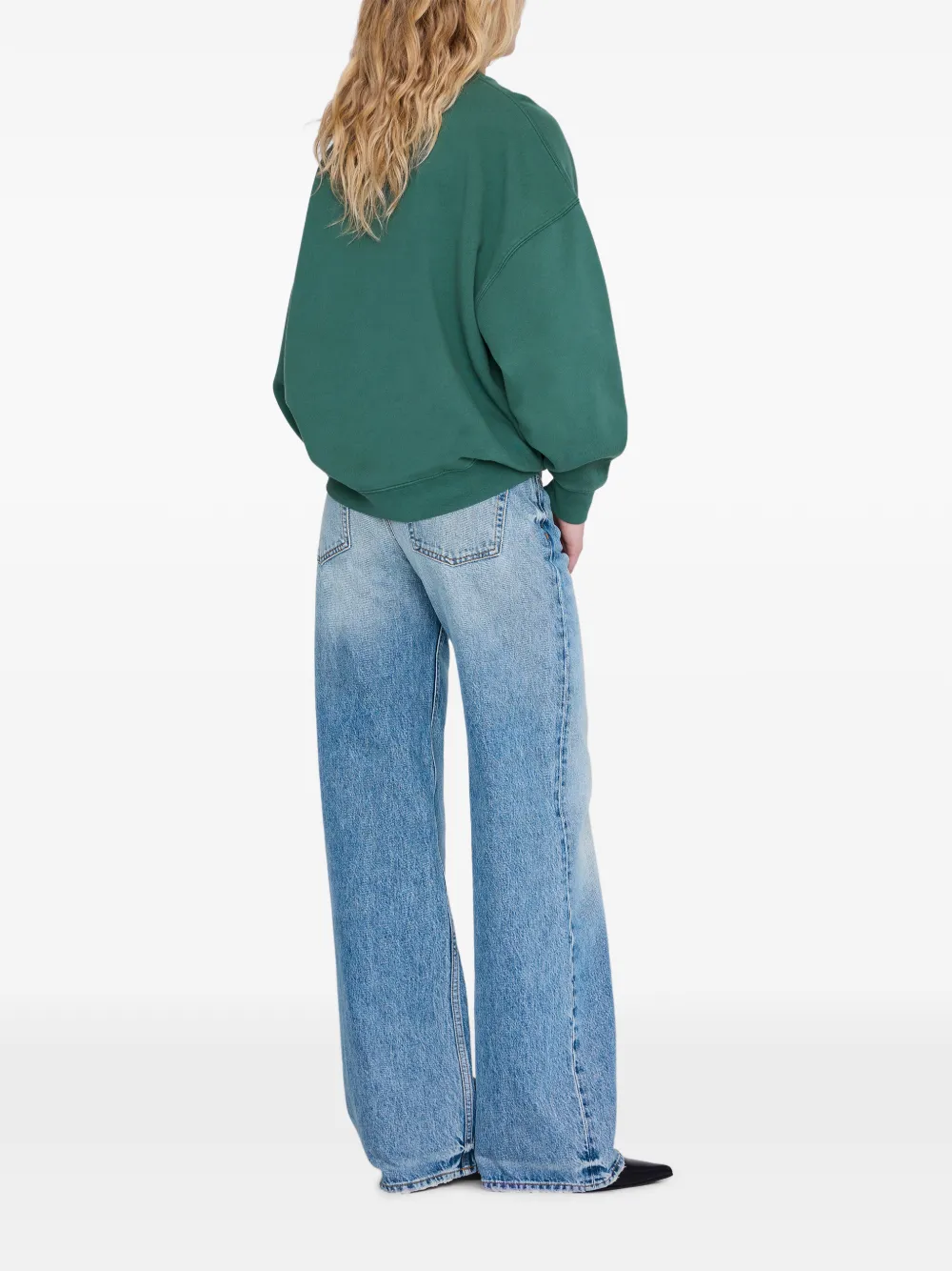 ANINE BING Miles Leo Muse sweater Groen