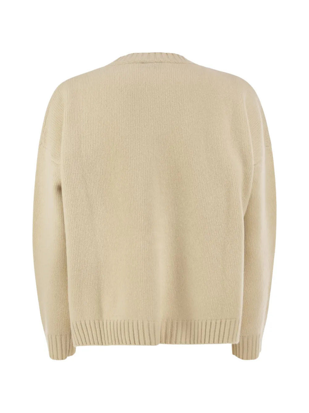 Weekend Max Mara Sibari trui met ronde hals Beige