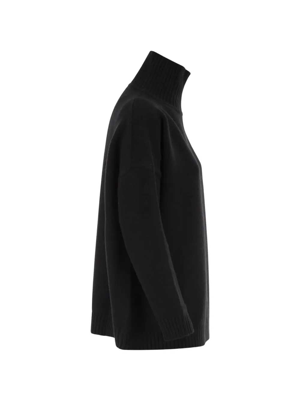 Weekend Max Mara Borgia oversized coltrui Zwart