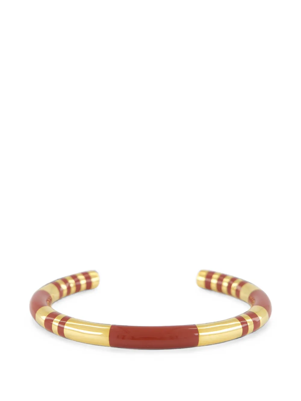 Aurelie Bidermann Positano striped cuff bracelet