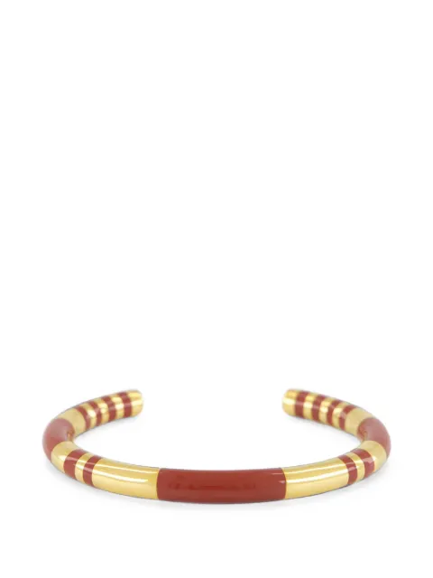 Aurelie Bidermann Positano ストライプ カフブレスレット