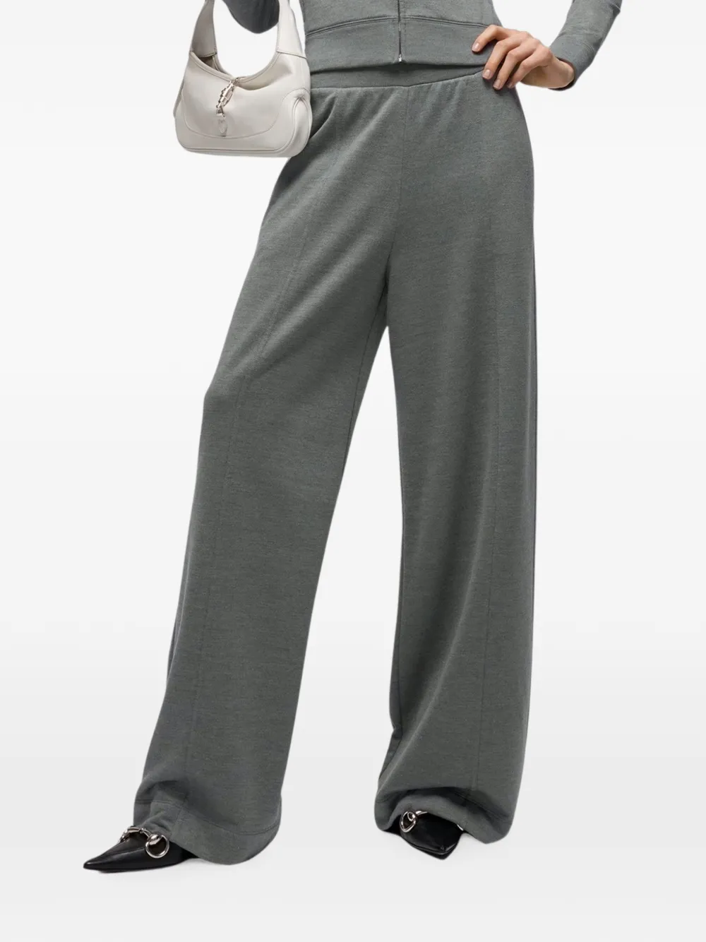 Gucci Zijden jersey katoenen broek Grijs