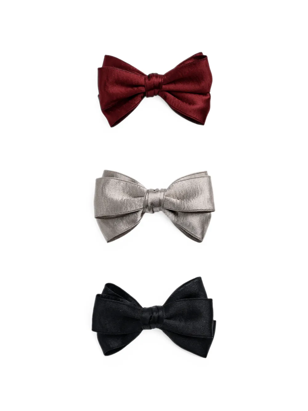 Mimi Tutu bow hair clips (set of six) - Neutrals