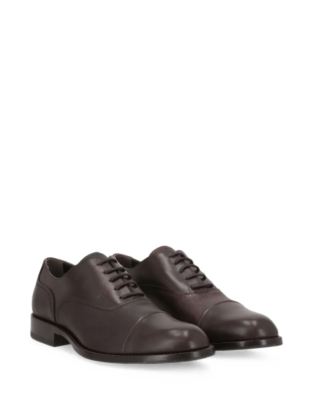 Tod's cap-toe leather Oxford shoes Bruin