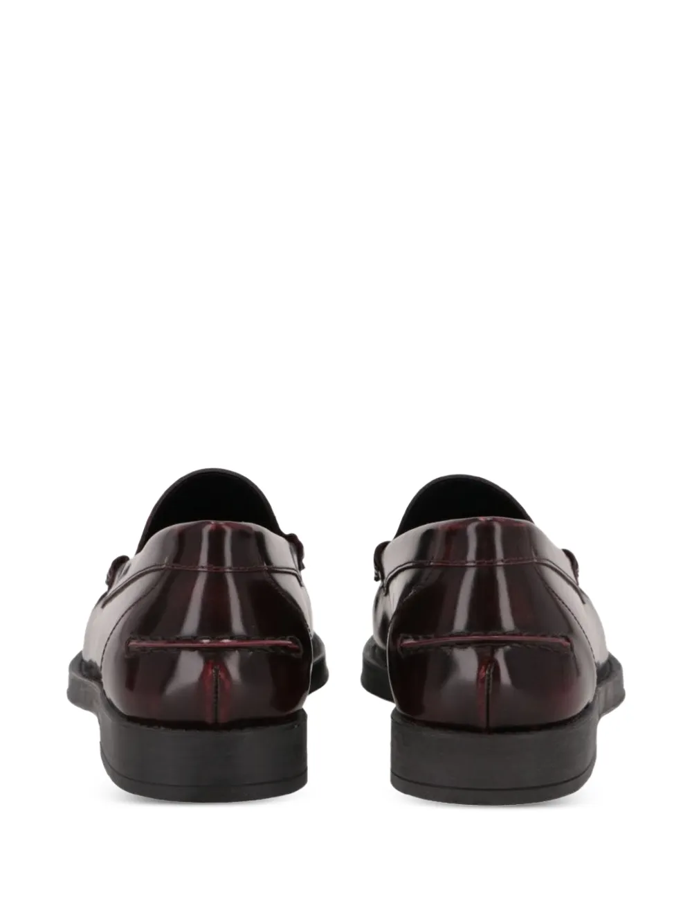 Tod's leather loafers Rood