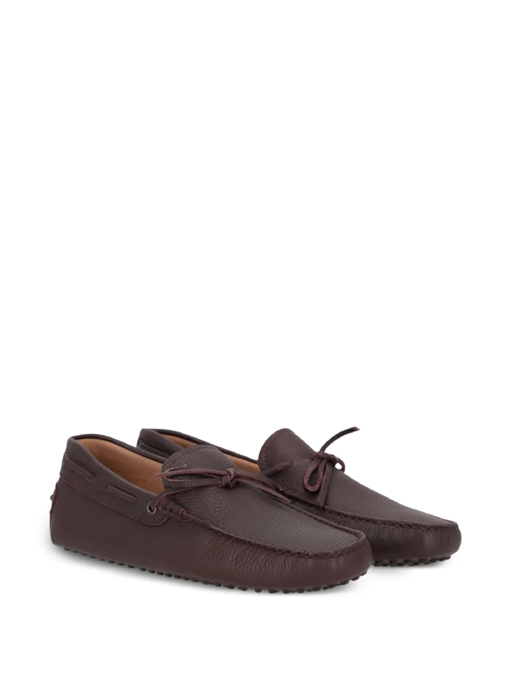 Tod's Gommino pebbled leather loafers Bruin