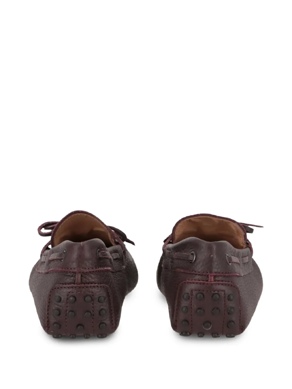 Tod's Gommino pebbled leather loafers Bruin