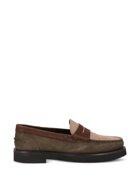 Tod's suede penny loafers