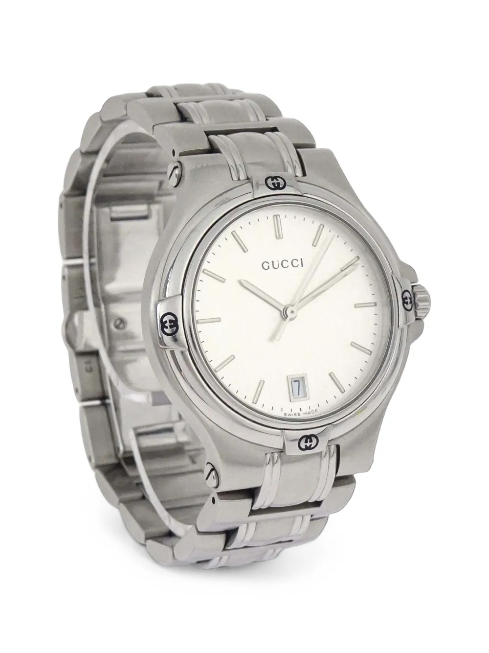 Gucci Pre-Owned 9040M Armbanduhr 35mm - Weiß