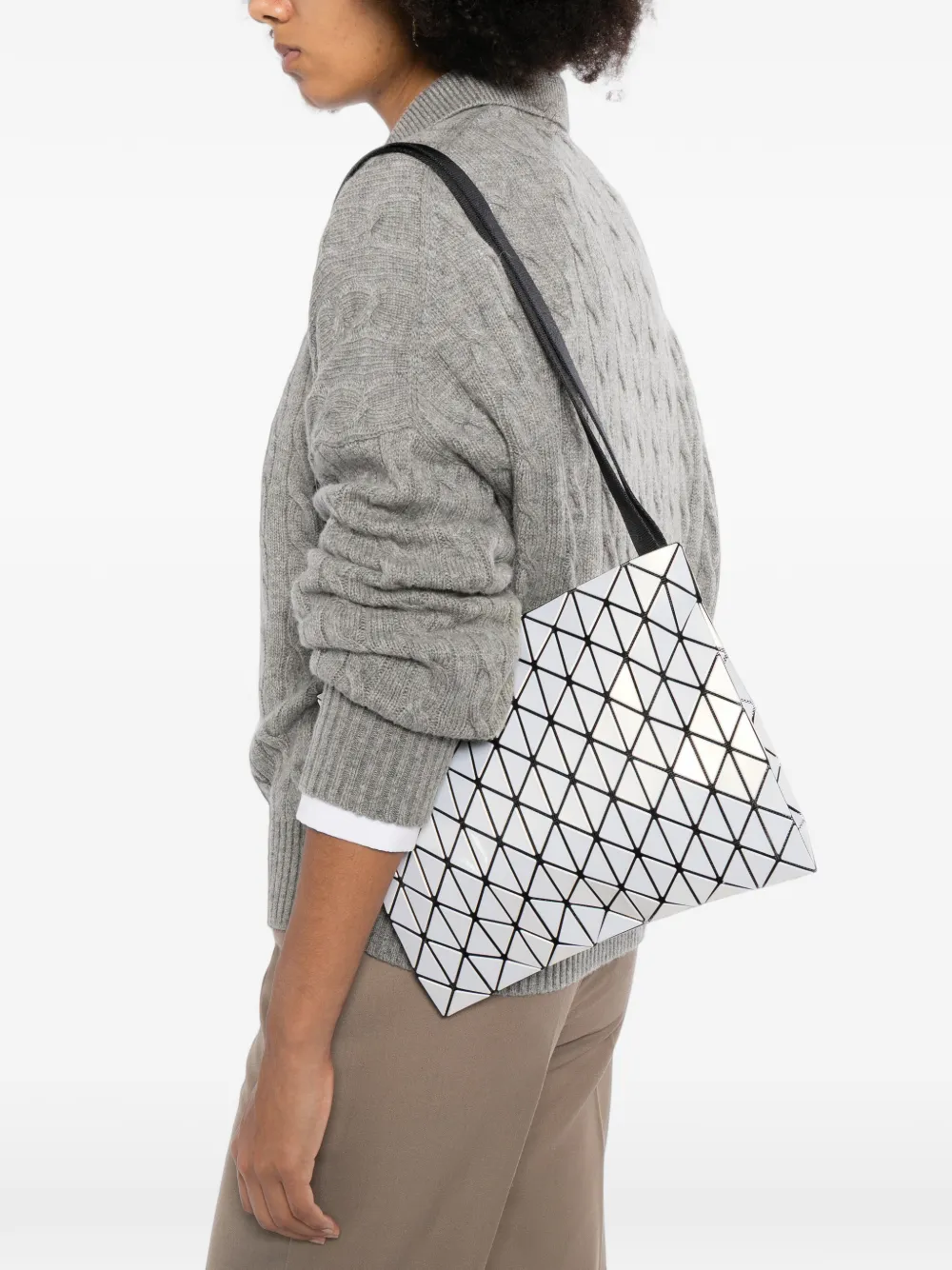 Bao Issey Miyake Row schoudertas Wit