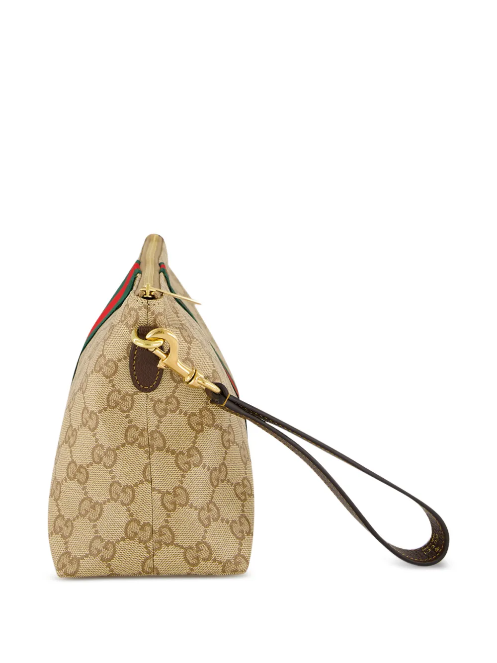 Gucci Kleine GG buidel met Web Beige