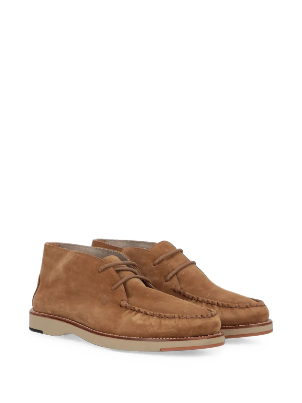 Tod's lace-up suede ankle boots Bruin