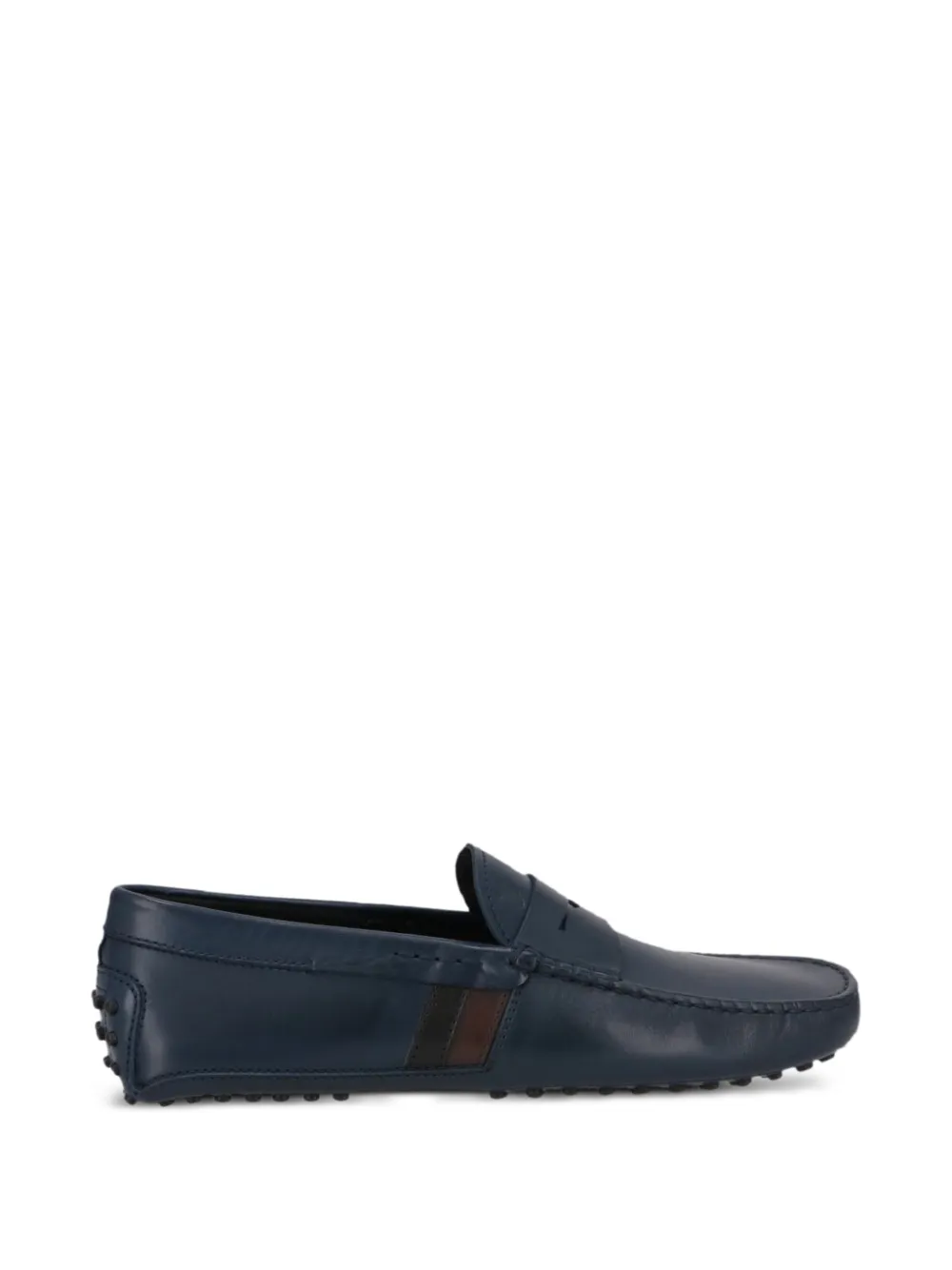 Tod's Gommino leather loafers - Blu