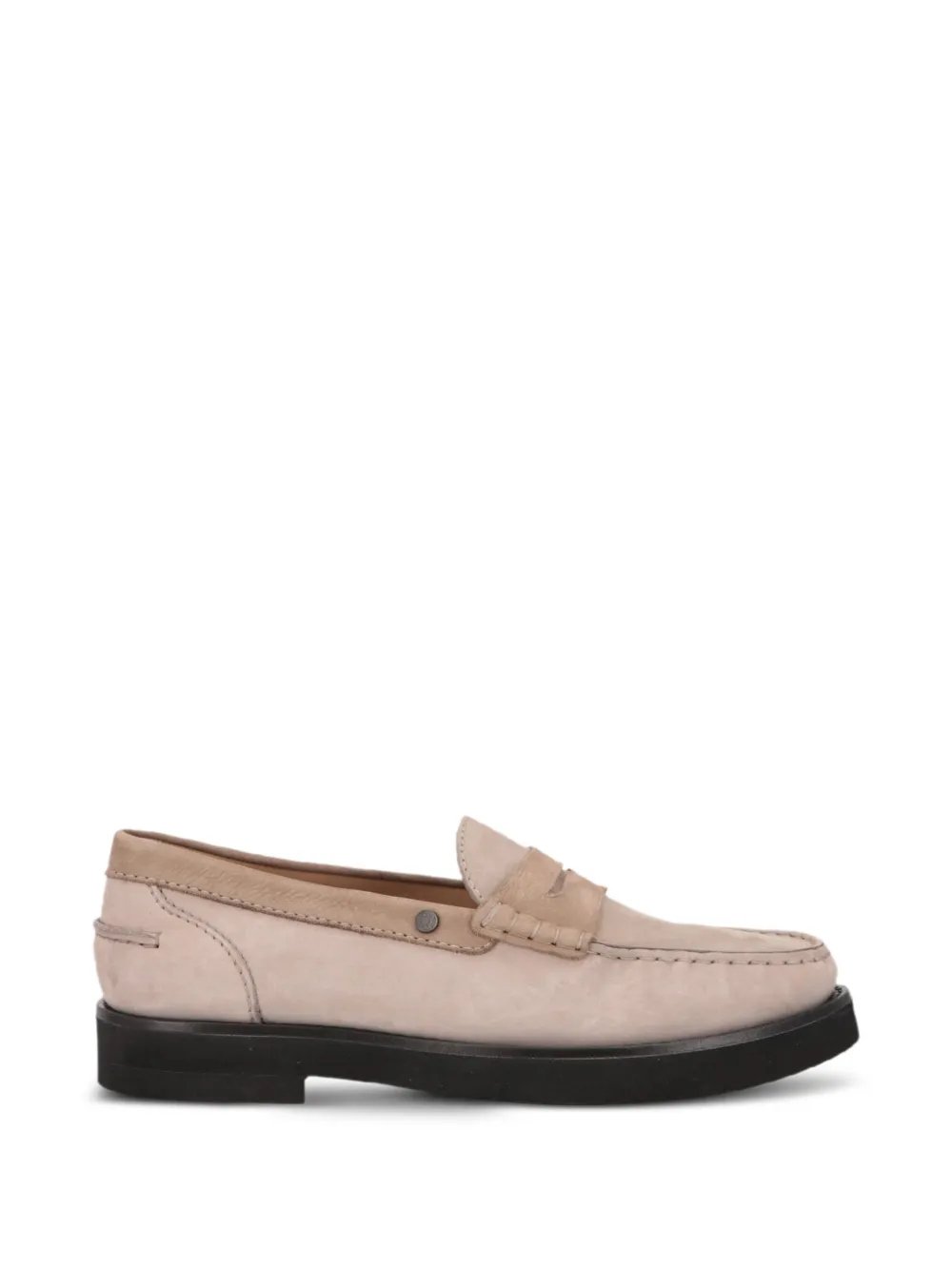Tod's panelled leather loafers - Toni neutri