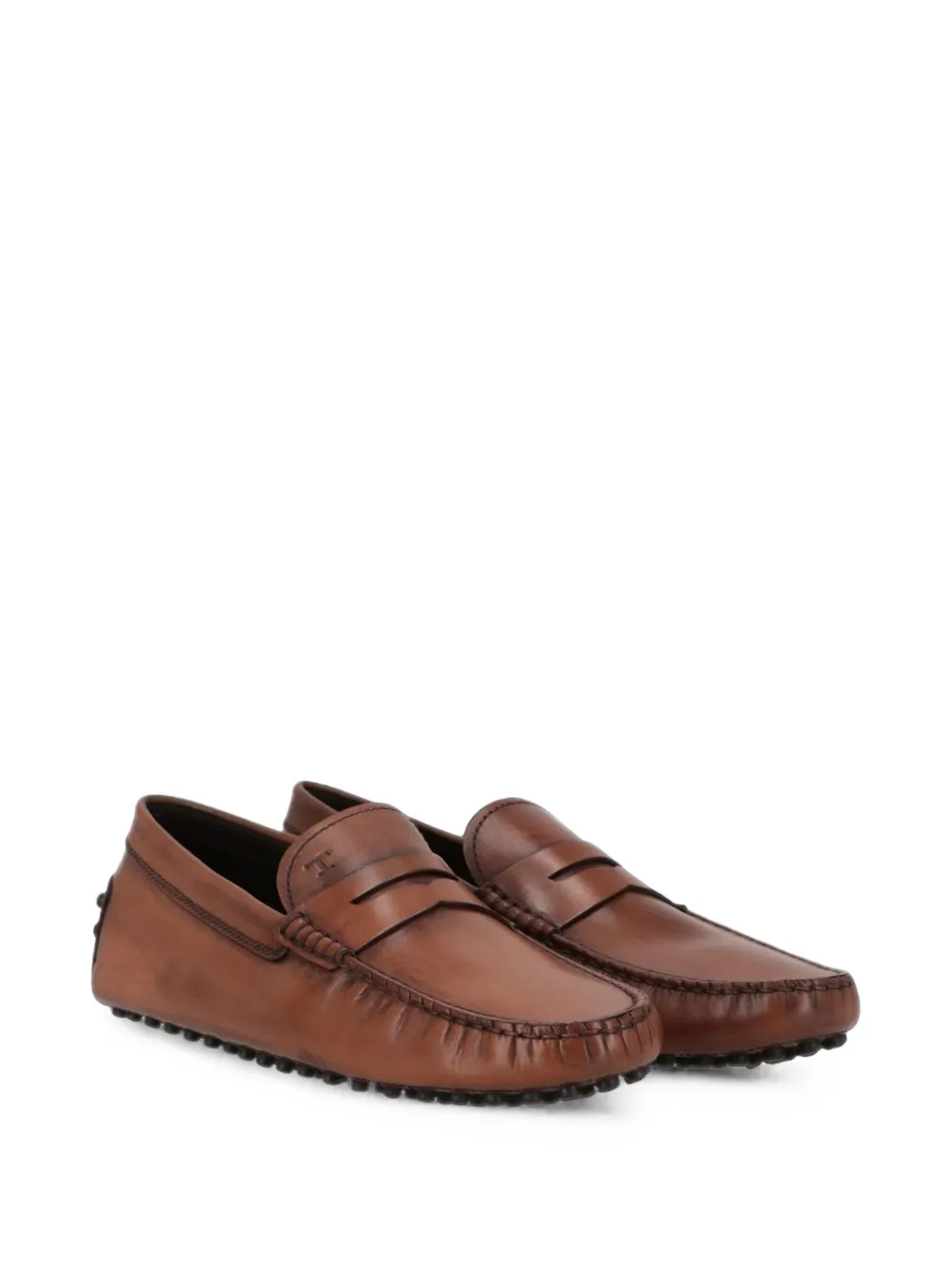 Tod's Gommino leather loafers Bruin
