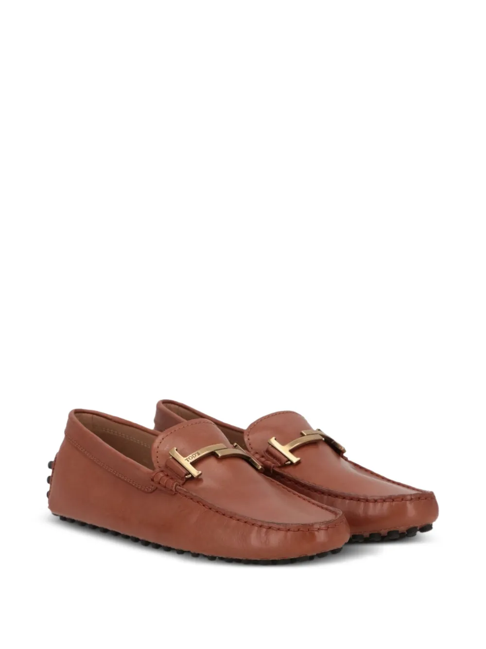Tod's Gommino T Timeless leather loafers Bruin