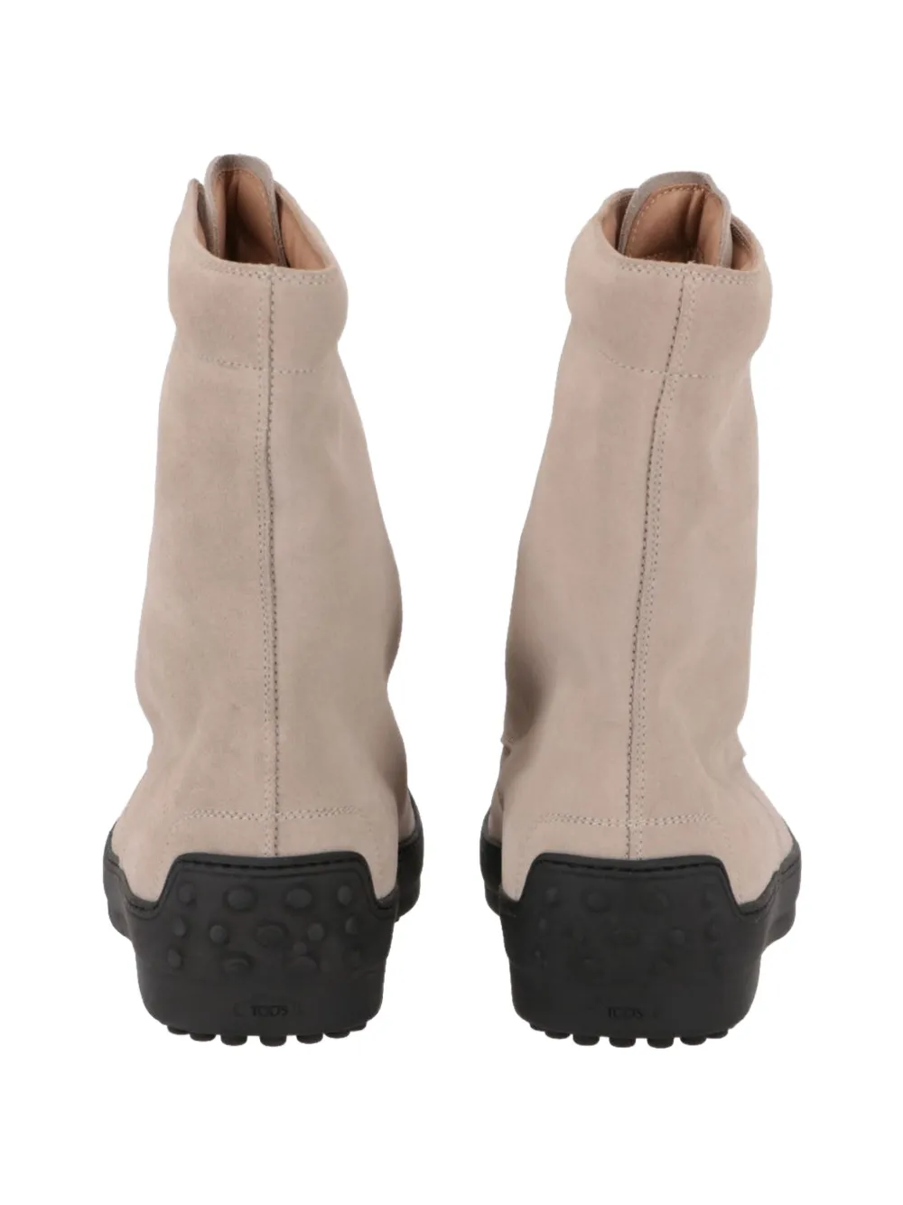 Tod's lace-up boots Beige