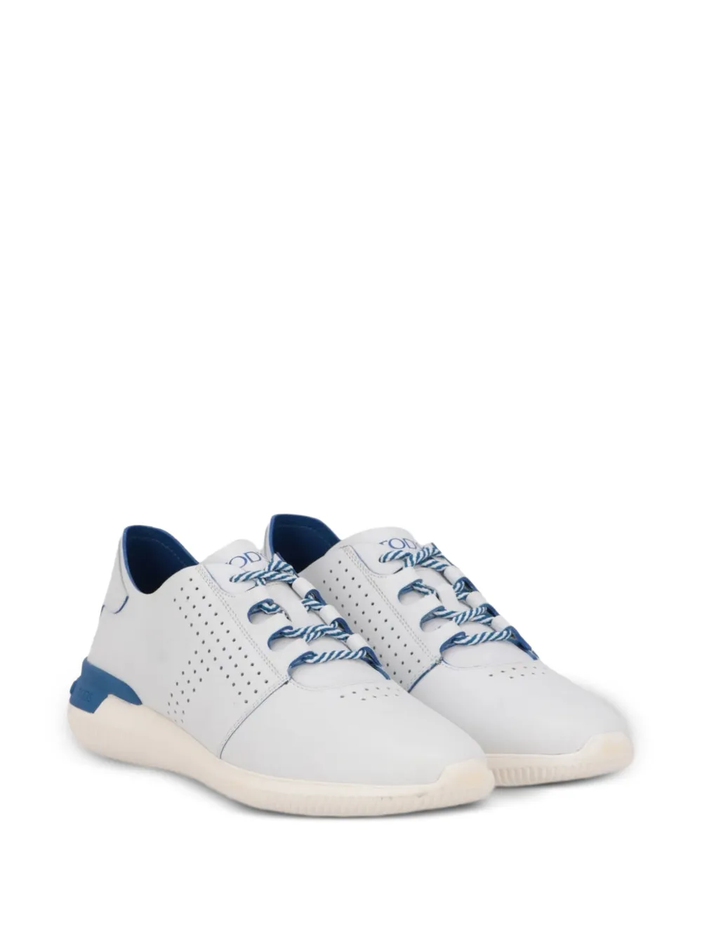 Tod's perforated-logo sneakers Wit