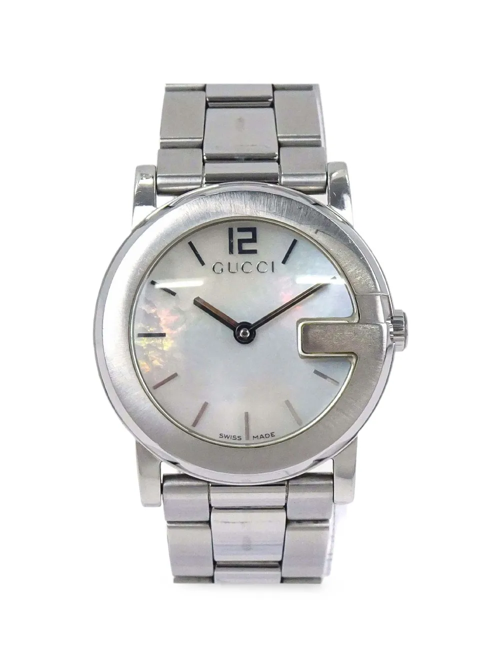 Gucci Pre-Owned G-Frame 101L 28mm watch - Weiß