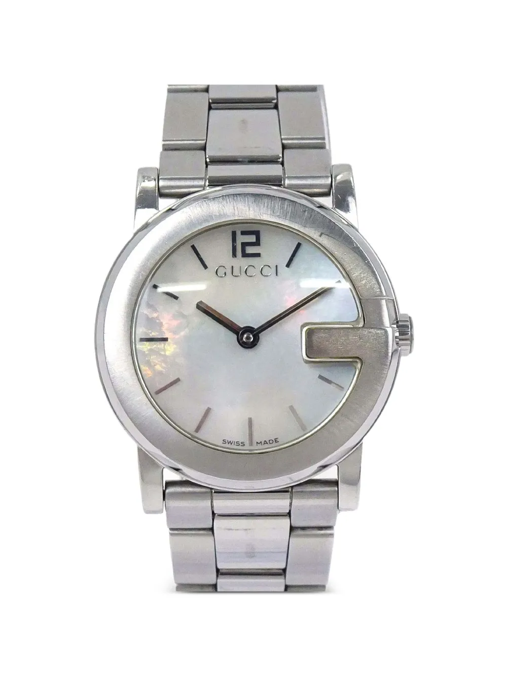 Gucci Pre-Owned G-Frame 101L 28mm watch - Bianco