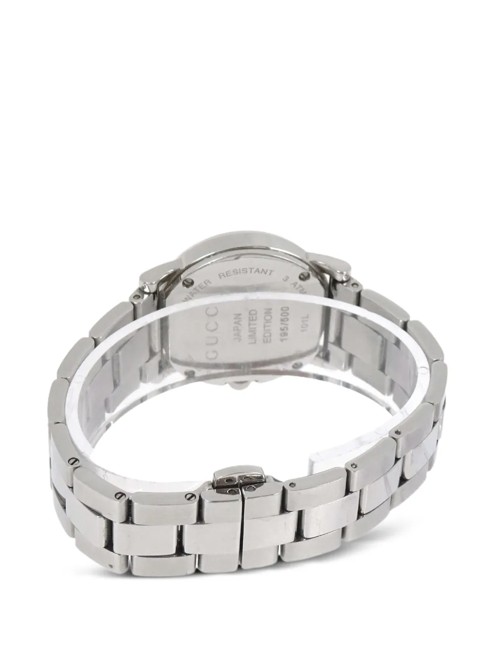 Gucci Pre-owned G-frame 101L 28mm Watch in White, view 3