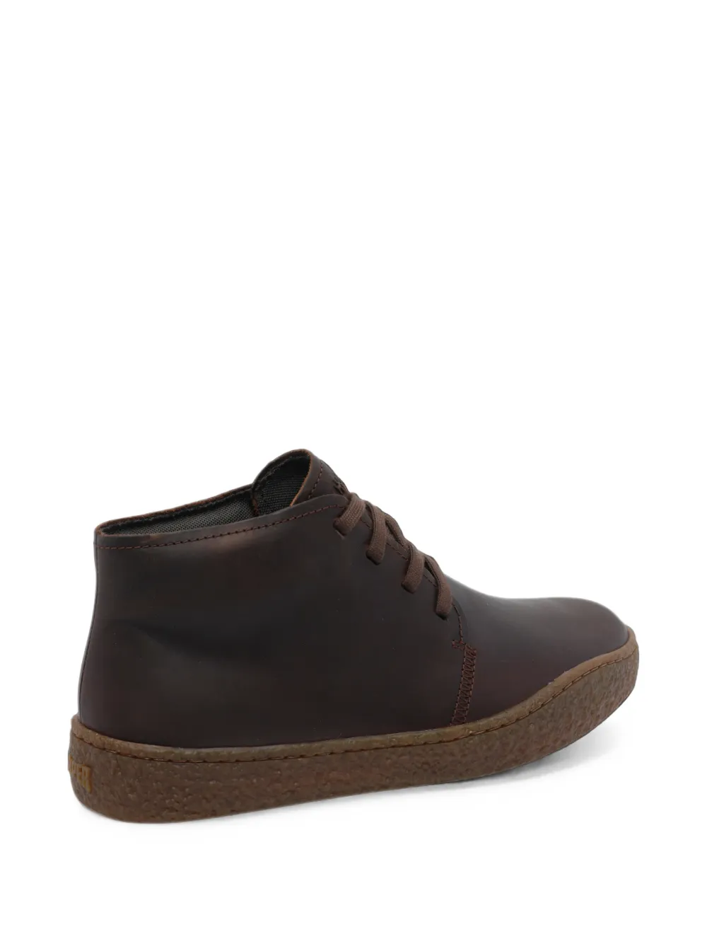 Camper Peu Terreno lace-up leather high-top sneakers Bruin
