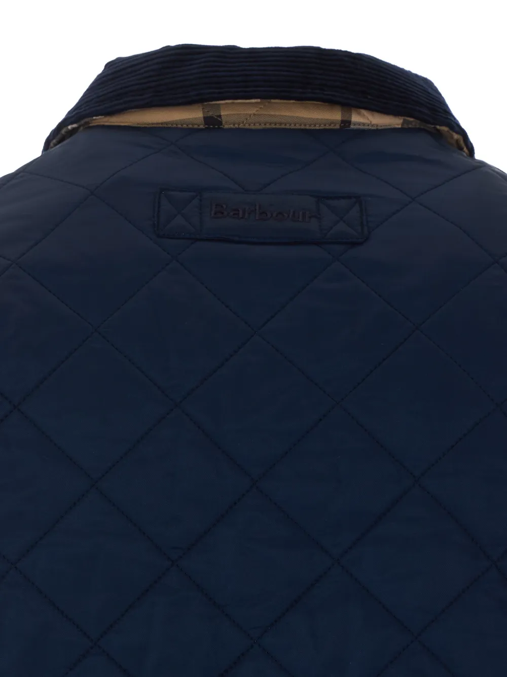 Barbour Gewatteerde jack met capuchon Blauw