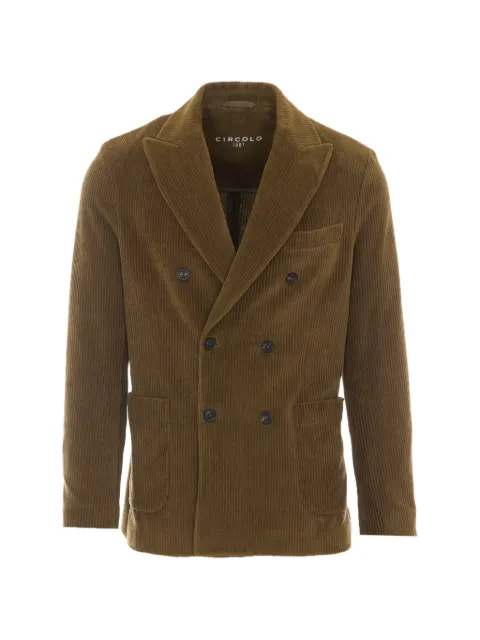 Circolo 1901 double-breasted corduroy blazer