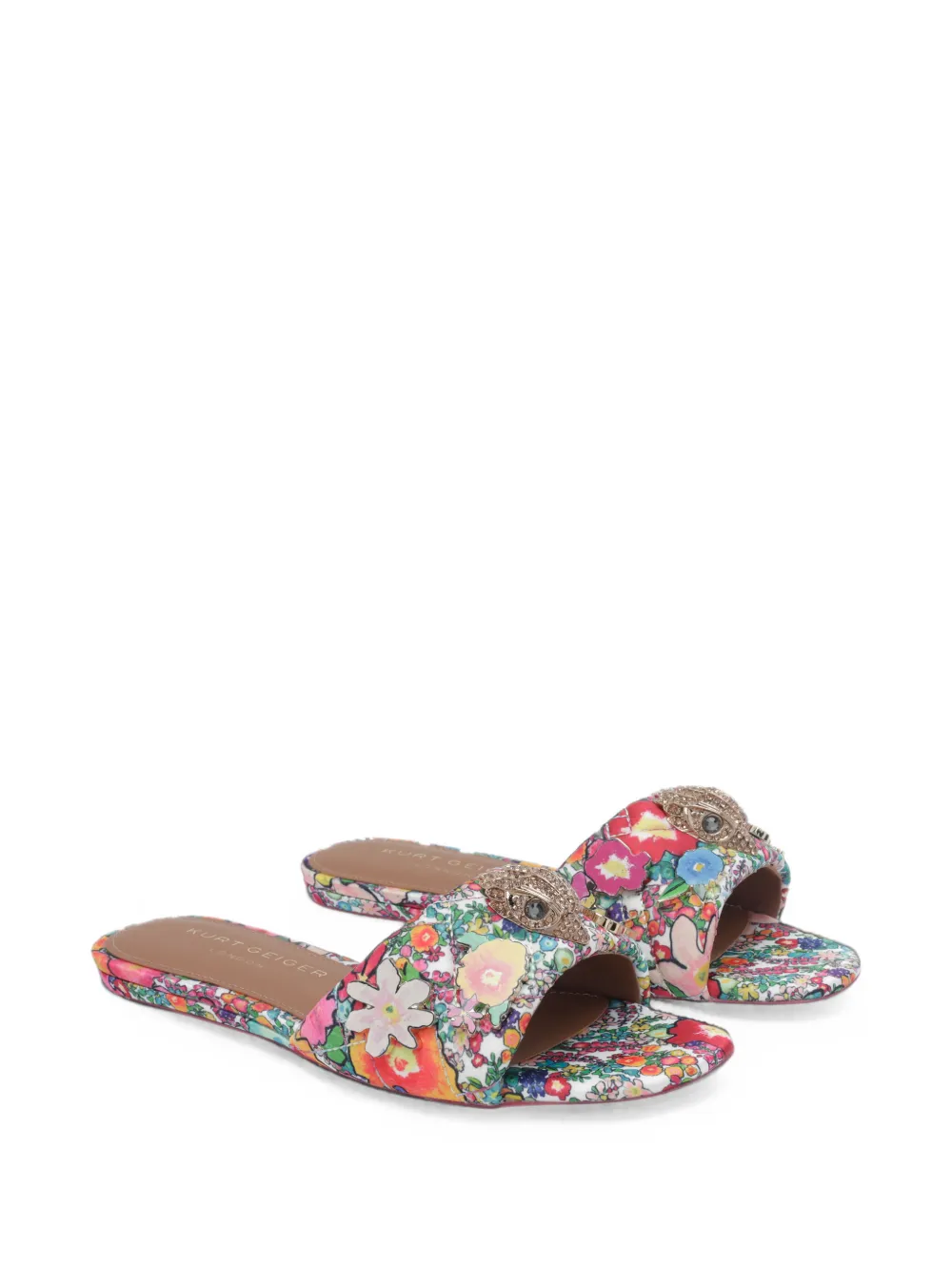 Kurt Geiger London Kensington flat sandals Wit
