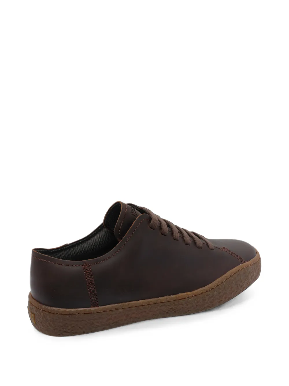 Camper Peu Terreno leather lace-up low-top sneakers Bruin