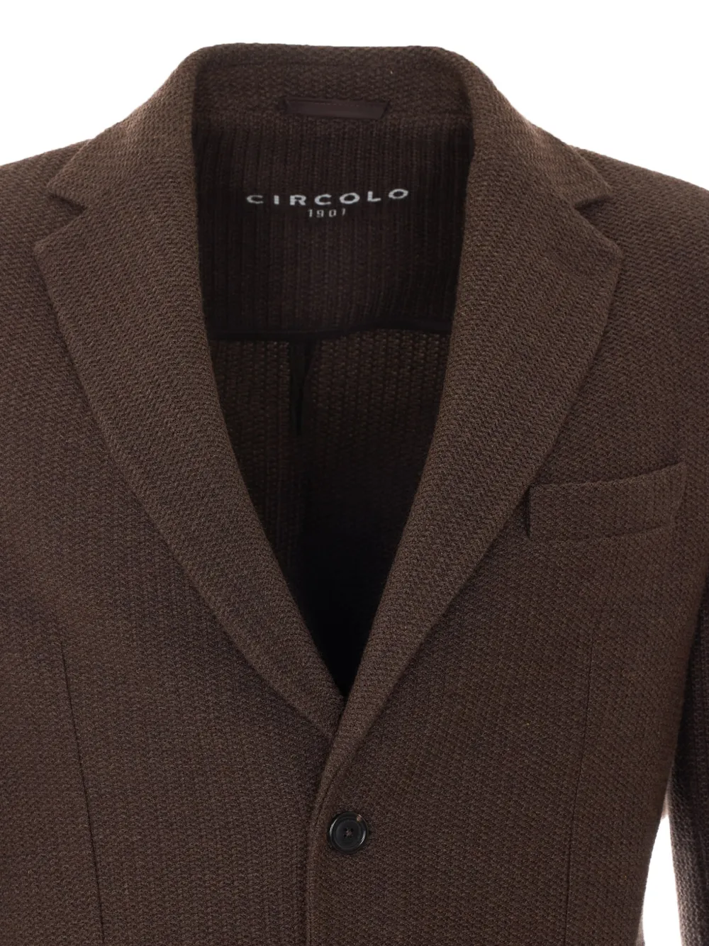 Circolo 1901 Colbert met enkele rij knopen Bruin
