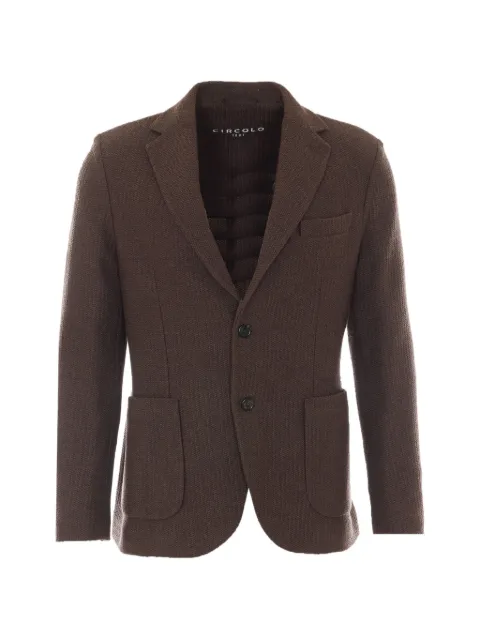 Circolo 1901 single-breasted wool-blend jacket
