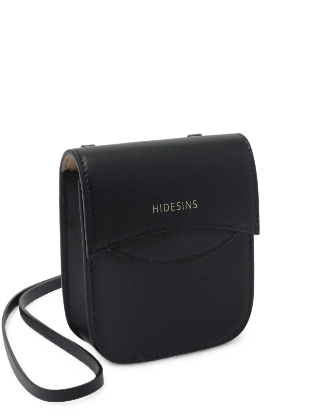 HIDESINS logo-print foldover shoulder bag