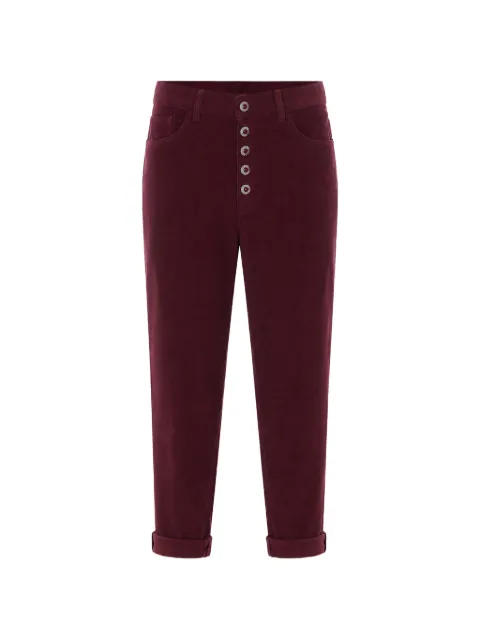 DONDUP corduroy button-front trousers
