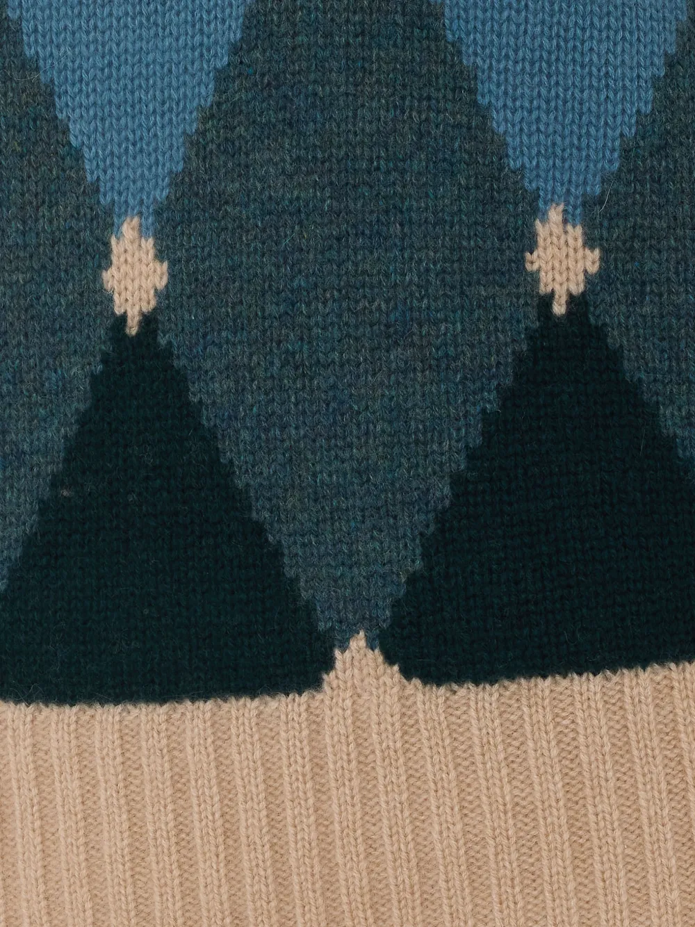 Ballantyne argyle-knit sweater Beige