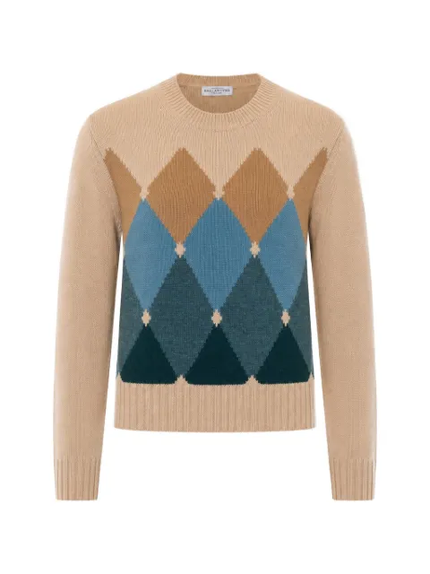 Ballantyne argyle-knit sweater