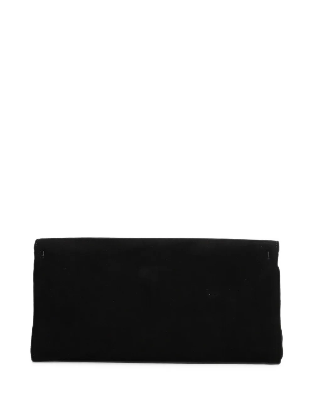 Giuseppe Zanotti Clutch met logoplakkaat en ketting Zwart