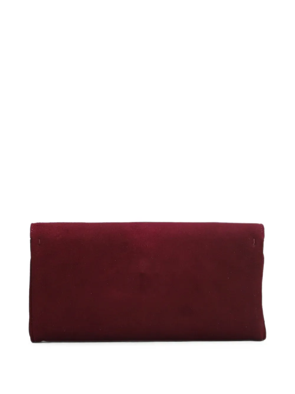 Giuseppe Zanotti Clutch met logoplakkaat en ketting Rood