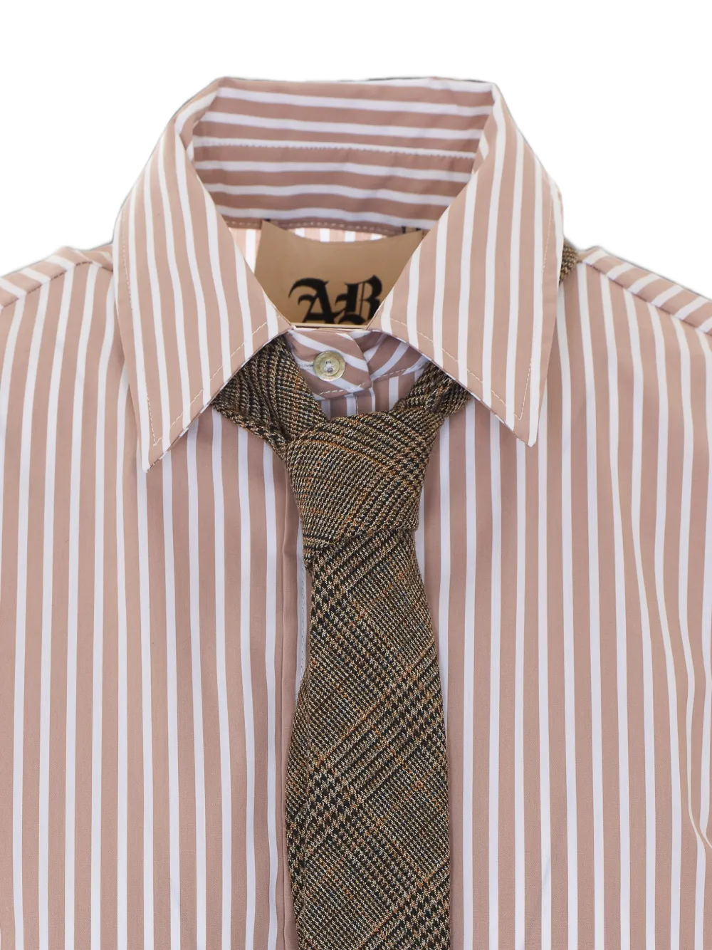 Aniye By Ava gestreepte blouse met strikdetail Roze