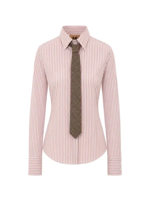 Aniye By Ava striped tie-detail shirt