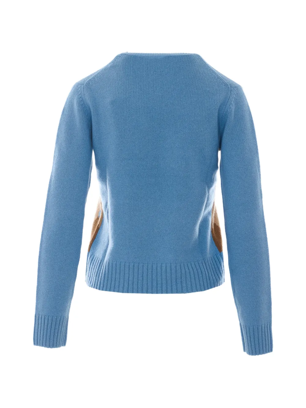 Ballantyne Trui met argyle intarsia Blauw