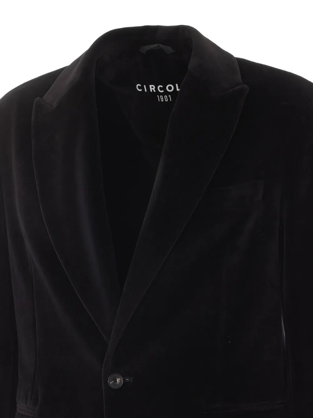 Circolo 1901 Blazer met enkele rij knopen Zwart