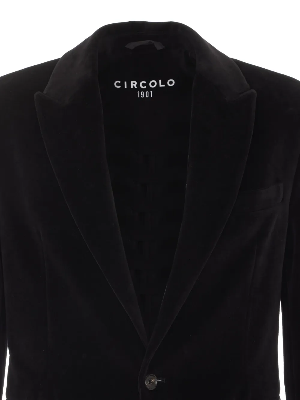 Circolo 1901 Blazer met enkele rij knopen Zwart