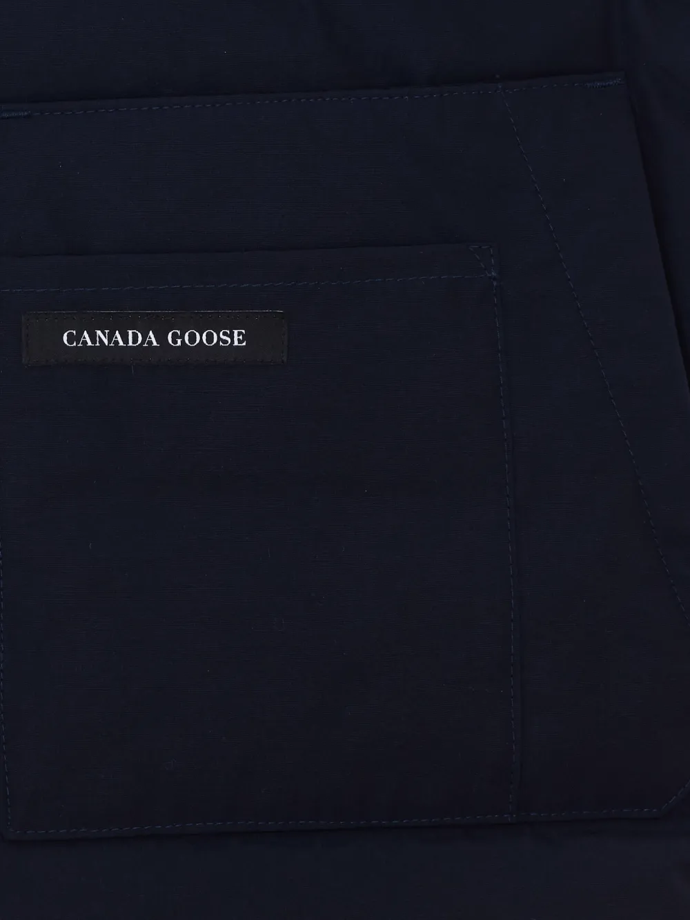 Canada Goose Legacy gewatteerde bodywarmer met logo-patch Blauw