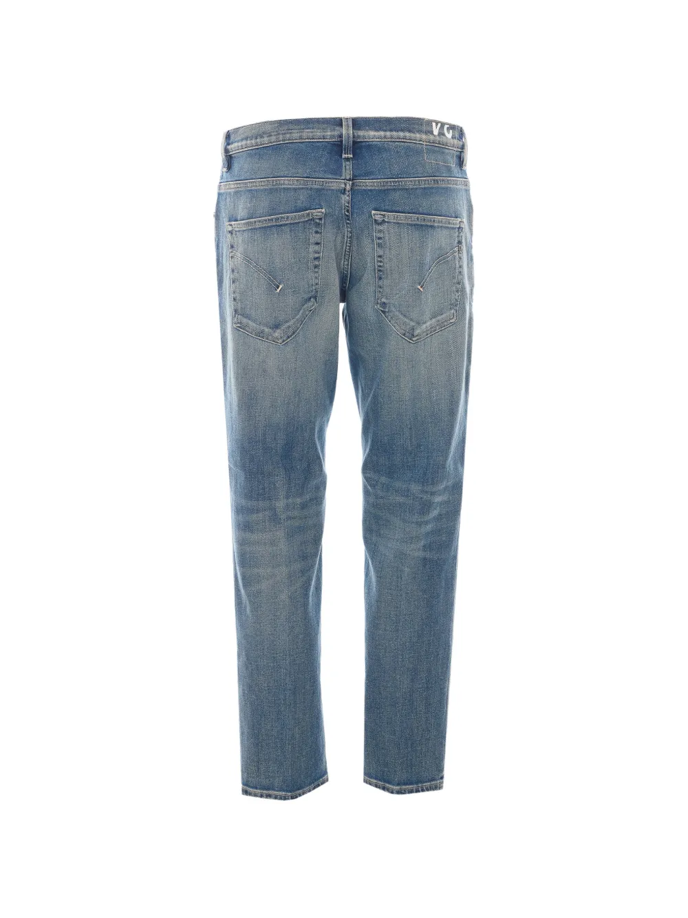 DONDUP faded whiskered jeans Blauw