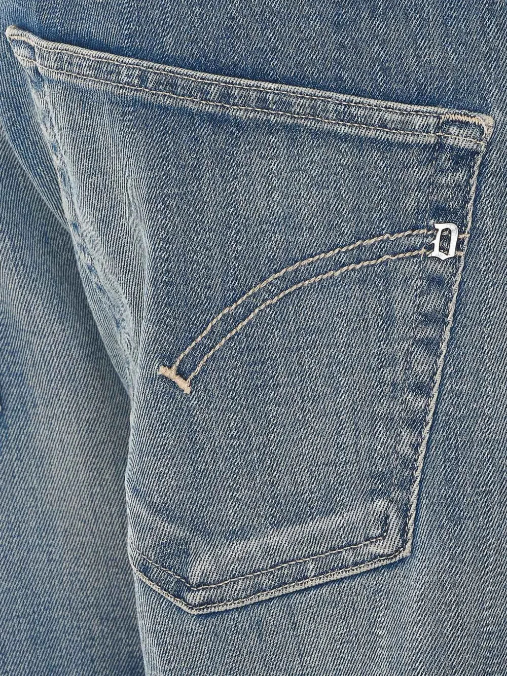 DONDUP faded whiskered jeans Blauw
